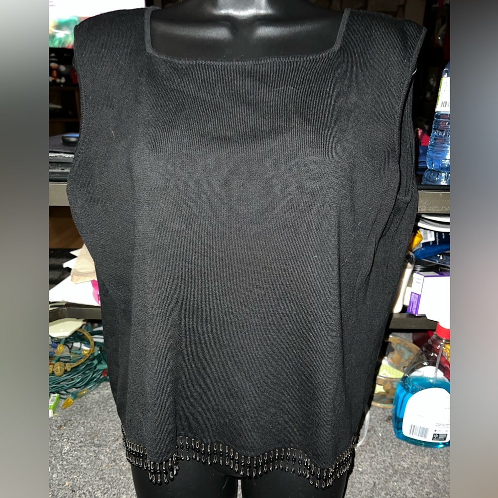 Requirements Beaded Sweater Tank